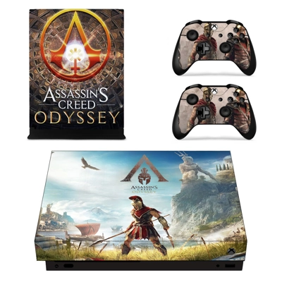 Assassin's Creed Odyssey decal skin for Xbox one X Console.. Assassin's Creed Odyssey decal skin for Xbox one X Console..