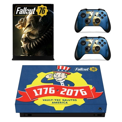Fallout 76 decal skin for Xbox one X Console and 2 Control.. Fallout 76 decal skin for Xbox one X Console and 2 Control..