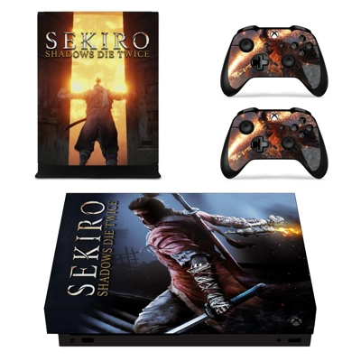 Sekiro Shadows Die Twice decal skin for Xbox one X Console and 2 Controllers