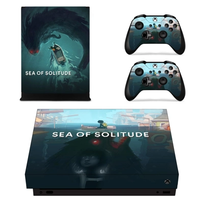 Sea of Solitude decal skin for Xbox one X Console and 2 Controllers
