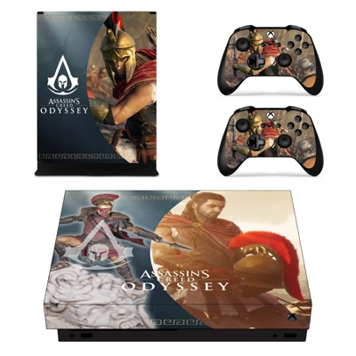 Assassin's Creed Odyssey decal skin for Xbox one X Console.. Assassin's Creed Odyssey decal skin for Xbox one X Console..
