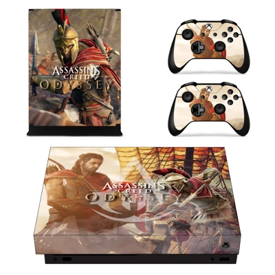 Assassin's Creed Odyssey decal skin for Xbox one X Console.. Assassin's Creed Odyssey decal skin for Xbox one X Console..