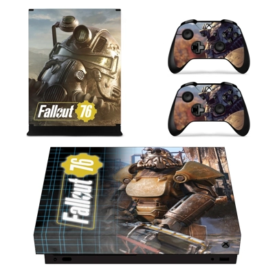 Fallout 76 decal skin for Xbox one X Console and 2 Control.. Fallout 76 decal skin for Xbox one X Console and 2 Control..