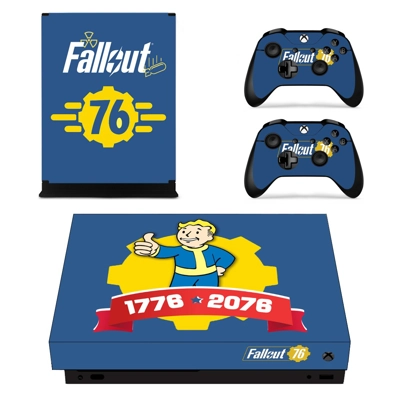 Fallout 76 decal skin for Xbox one X Console and 2 Control.. Fallout 76 decal skin for Xbox one X Console and 2 Control..