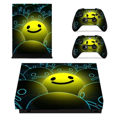 Emoji decal skin for Xbox one X Console and 2 Controllers Emoji decal skin for Xbox one X Console and 2 Controllers