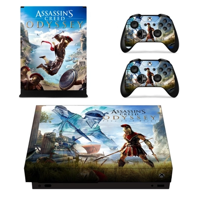 Assassin's Creed Odyssey decal skin for Xbox one X Console.. Assassin's Creed Odyssey decal skin for Xbox one X Console..