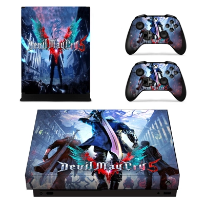 Devil May Cry 5 decal skin for Xbox one X Console and 2 Co.. Devil May Cry 5 decal skin for Xbox one X Console and 2 Co..