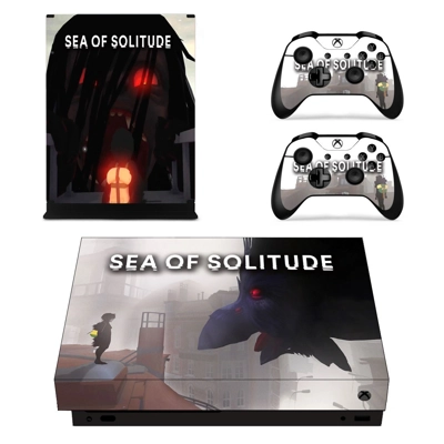 Sea of Solitude decal skin for Xbox one X Console and 2 Controllers