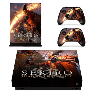 Sekiro Shadows Die Twice decal skin for Xbox one X Console and 2 Controllers
