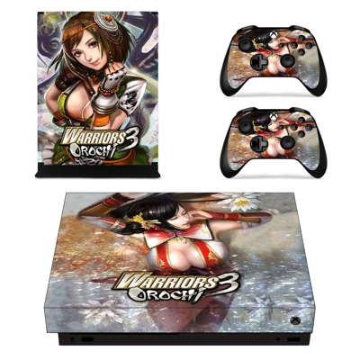 Warriors Orochi 3 decal skin for Xbox one X Console and 2 .. Warriors Orochi 3 decal skin for Xbox one X Console and 2 ..