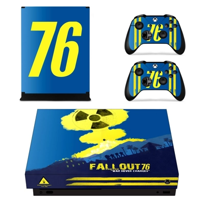 Fallout 76 decal skin for Xbox one X Console and 2 Control.. Fallout 76 decal skin for Xbox one X Console and 2 Control..
