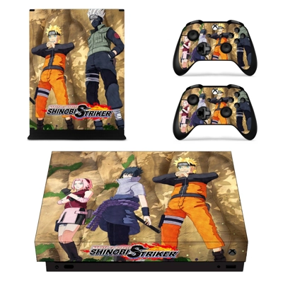 Naruto to Boruto decal skin for Xbox one X Console and 2 Controllers
