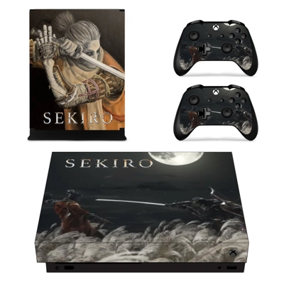 Sekiro decal skin for Xbox one X Console and 2 Controllers Sekiro decal skin for Xbox one X Console and 2 Controllers
