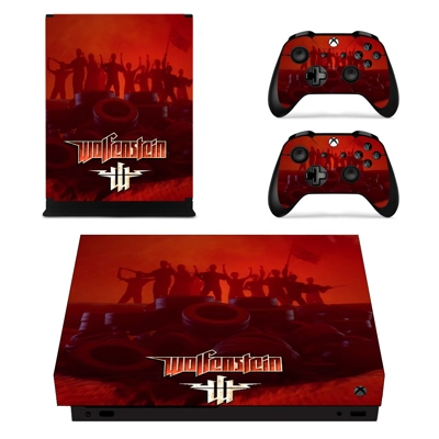 Wolfenstein decal skin for Xbox one X Console and 2 Contro.. Wolfenstein decal skin for Xbox one X Console and 2 Contro..
