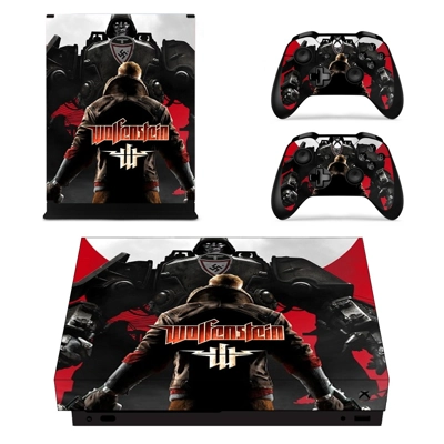Wolfenstein decal skin for Xbox one X Console and 2 Contro.. Wolfenstein decal skin for Xbox one X Console and 2 Contro..