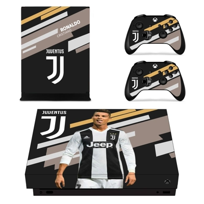 Cristiano Ronaldo decal skin for Xbox one X Console and 2 .. Cristiano Ronaldo decal skin for Xbox one X Console and 2 ..
