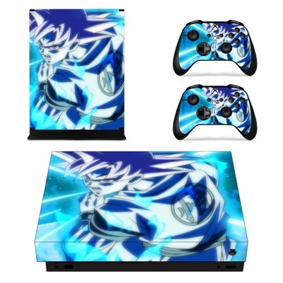 Dragon Ball Z decal skin for Xbox one X Console and 2 Cont.. Dragon Ball Z decal skin for Xbox one X Console and 2 Cont..