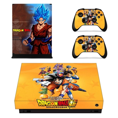 Dragon Ball Super decal skin for Xbox one X Console and 2 .. Dragon Ball Super decal skin for Xbox one X Console and 2 ..