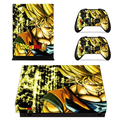 Dragon Ball Z decal skin for Xbox one X Console and 2 Cont.. Dragon Ball Z decal skin for Xbox one X Console and 2 Cont..