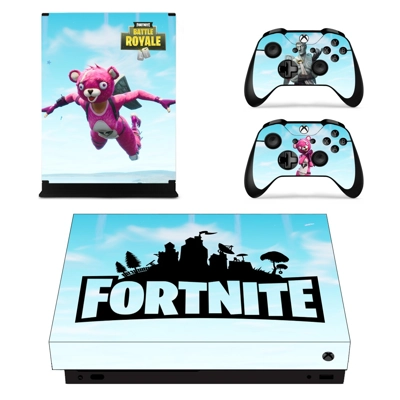 Fortnite battle royale decal skin for Xbox one X Console a.. Fortnite battle royale decal skin for Xbox one X Console a..