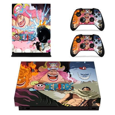 One Piece decal skin for Xbox one X Console and 2 Controll.. One Piece decal skin for Xbox one X Console and 2 Controll..