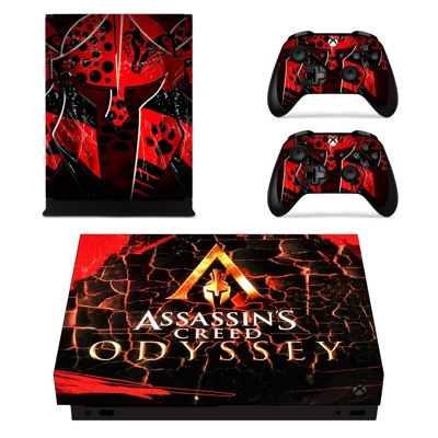Assassins Creed Odyssey decal skin for Xbox one X Console .. Assassins Creed Odyssey decal skin for Xbox one X Console ..