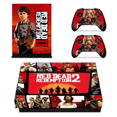 Red Dead Redemption 2 decal skin for Xbox one X Console an.. Red Dead Redemption 2 decal skin for Xbox one X Console an..