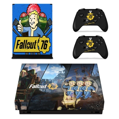 Fallout 76 decal skin for Xbox one X Console and 2 Control.. Fallout 76 decal skin for Xbox one X Console and 2 Control..