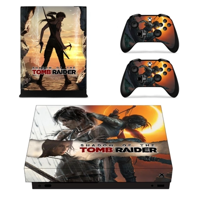 Shadow of the tomb raider decal skin for Xbox one X Consol.. Shadow of the tomb raider decal skin for Xbox one X Consol..