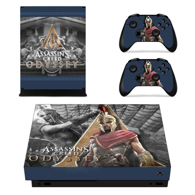 Assassins Creed Odyssey decal skin for Xbox one X Console .. Assassins Creed Odyssey decal skin for Xbox one X Console ..