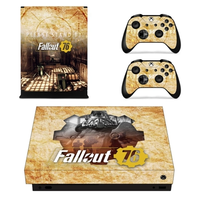 Fallout 76 decal skin for Xbox one X Console and 2 Control.. Fallout 76 decal skin for Xbox one X Console and 2 Control..