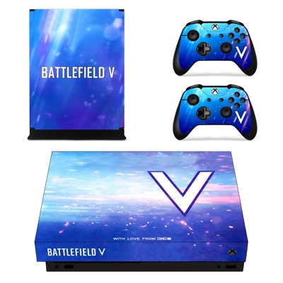 Battlefield 5 decal skin for Xbox one X Console and 2 Cont.. Battlefield 5 decal skin for Xbox one X Console and 2 Cont..