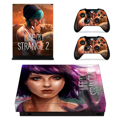 Life is Strange 2 decal skin for Xbox one X Console and 2 Controllers