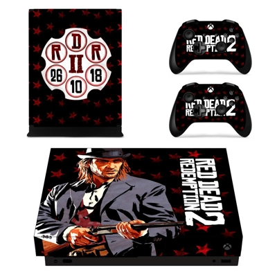 Red Dead Redemption 2 decal skin for Xbox one X Console an.. Red Dead Redemption 2 decal skin for Xbox one X Console an..