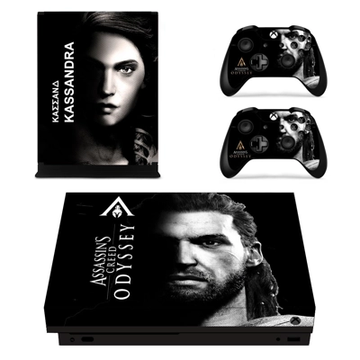 Assassins Creed Odyssey decal skin for Xbox one X Console .. Assassins Creed Odyssey decal skin for Xbox one X Console ..