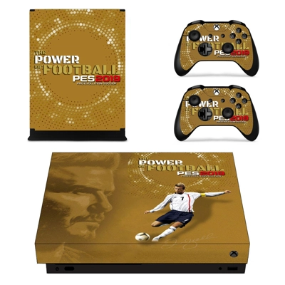 PES 2019 decal skin for Xbox one X Console and 2 Controllers PES 2019 decal skin for Xbox one X Console and 2 Controllers