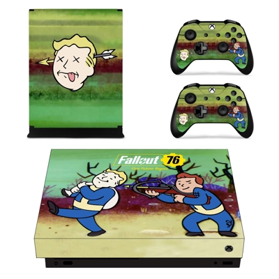 Fallout 76 decal skin for Xbox one X Console and 2 Control.. Fallout 76 decal skin for Xbox one X Console and 2 Control..