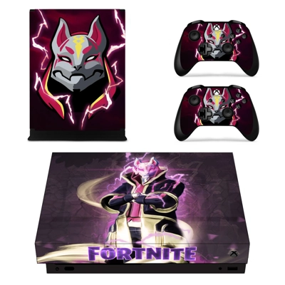 Fortnite decal skin for Xbox one X Console and 2 Controllers Fortnite decal skin for Xbox one X Console and 2 Controllers