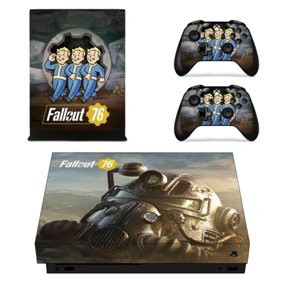 Fallout 76 decal skin for Xbox one X Console and 2 Control.. Fallout 76 decal skin for Xbox one X Console and 2 Control..
