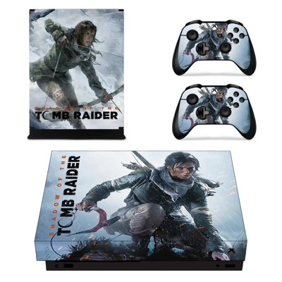 Shadow of the tomb raider decal skin for Xbox one X Consol.. Shadow of the tomb raider decal skin for Xbox one X Consol..