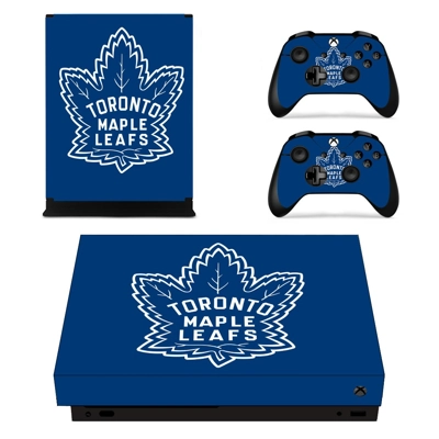 Toronto Maple Leafs decal skin for Xbox one X Console and .. Toronto Maple Leafs decal skin for Xbox one X Console and ..