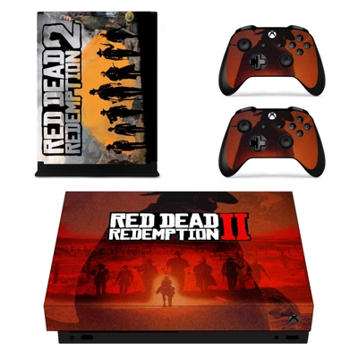 Red Dead Redemption 2 decal skin for Xbox one X Console an.. Red Dead Redemption 2 decal skin for Xbox one X Console an..