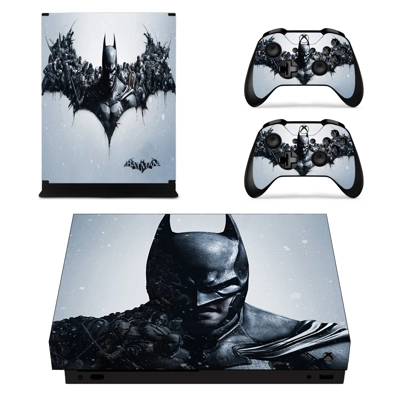 Batman decal skin for Xbox one X Console and 2 Controllers Batman decal skin for Xbox one X Console and 2 Controllers