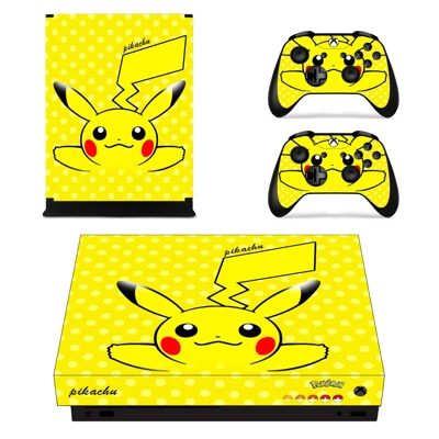 Pokemon go pikachu decal skin for Xbox one X Console and 2.. Pokemon go pikachu decal skin for Xbox one X Console and 2..