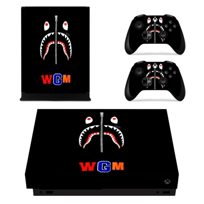 Bape Shark decal skin for Xbox one X Console and 2 Control.. Bape Shark decal skin for Xbox one X Console and 2 Control..