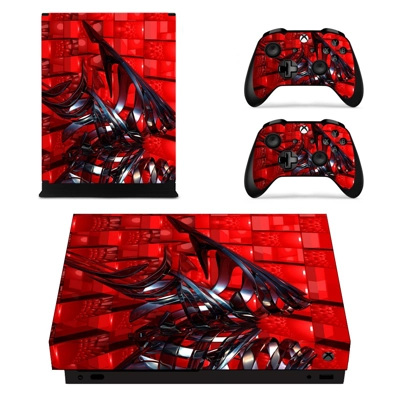 Metal Structure decal skin for Xbox one X Console and 2 Co.. Metal Structure decal skin for Xbox one X Console and 2 Co..