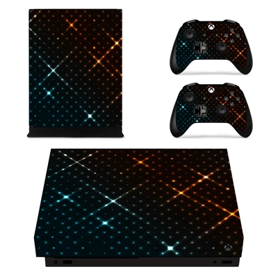 Nice wallpaper decal skin for Xbox one X Console and 2 Controllers