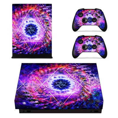 Floral Stars decal skin for Xbox one X Console and 2 Contr.. Floral Stars decal skin for Xbox one X Console and 2 Contr..
