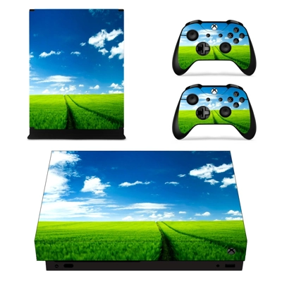Natural wallpaper decal skin for Xbox one X Console and 2 Controllers