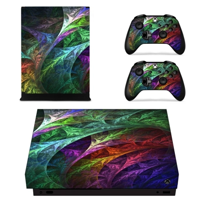 Leaf wallpaper decal skin for Xbox one X Console and 2 Con.. Leaf wallpaper decal skin for Xbox one X Console and 2 Con..